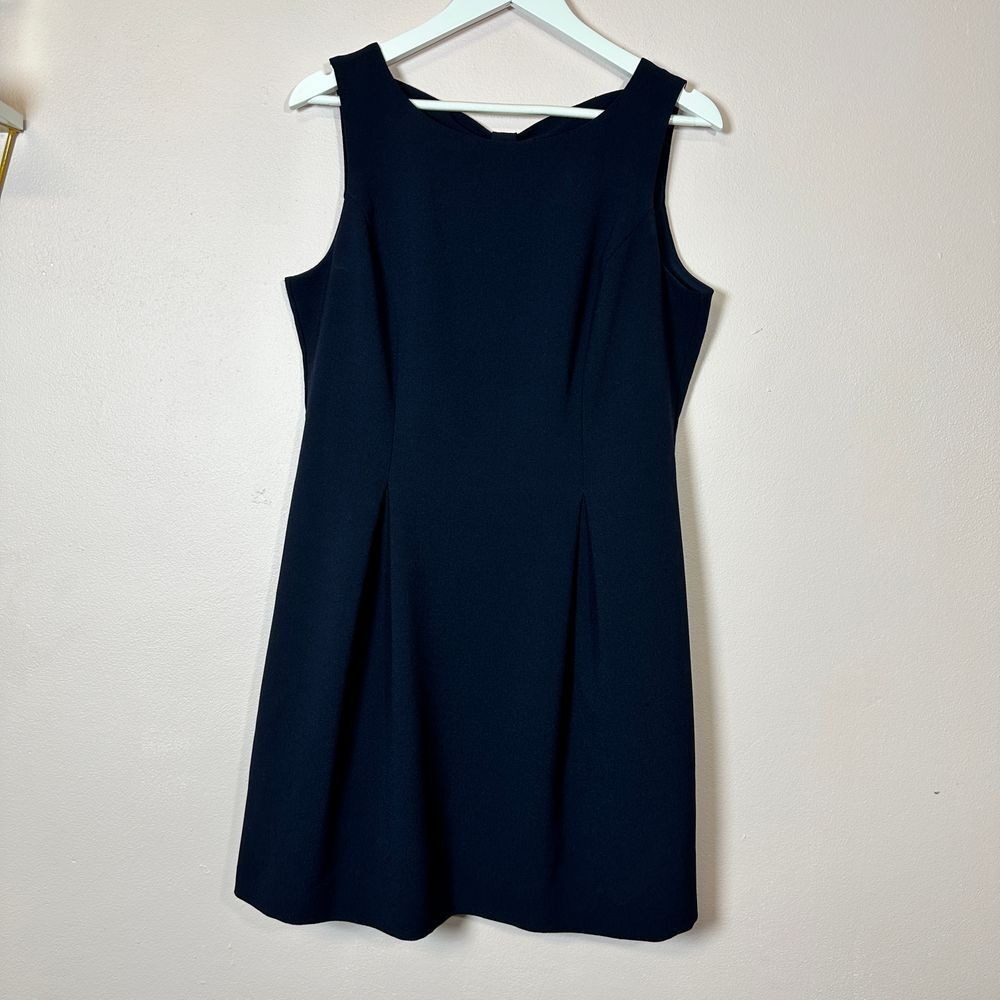 JESSICA HOWARD Navy Blue Bow Back Sheath Dress Petite 14P